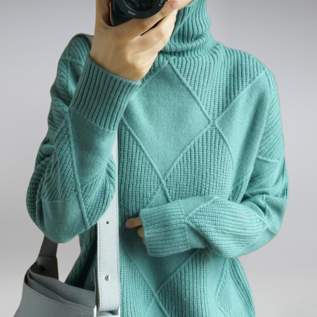 Adelle | Comfortable Turtleneck Knitwear