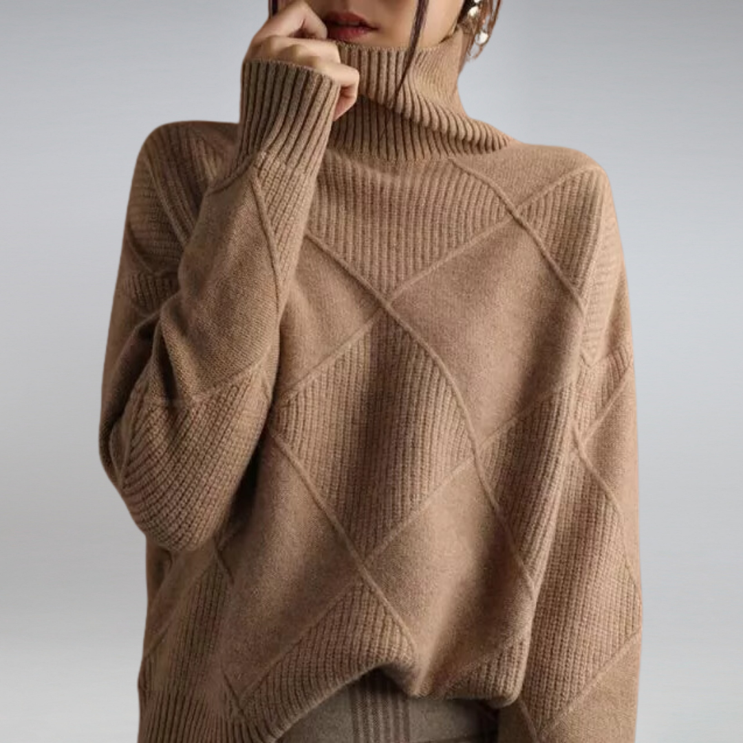 Adelle | Comfortable Turtleneck Knitwear