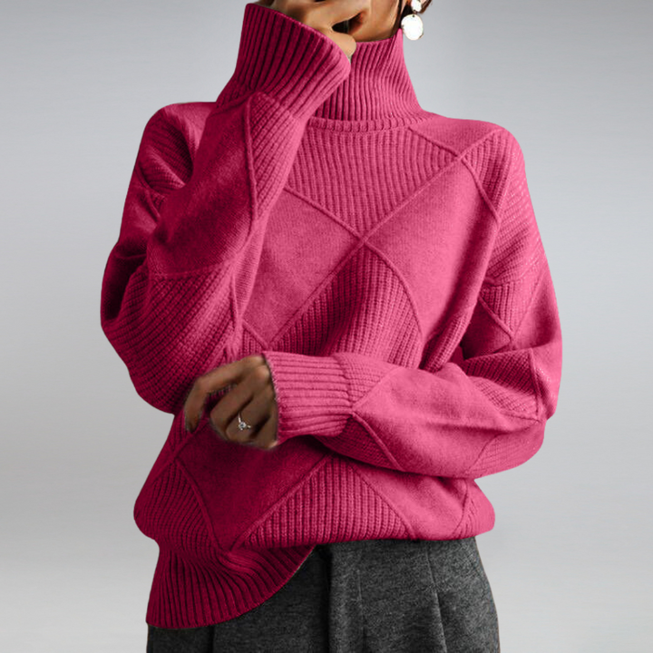Adelle | Comfortable Turtleneck Knitwear