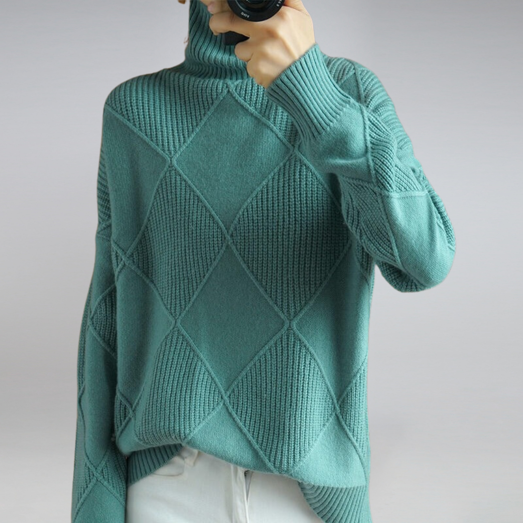 Adelle | Comfortable Turtleneck Knitwear