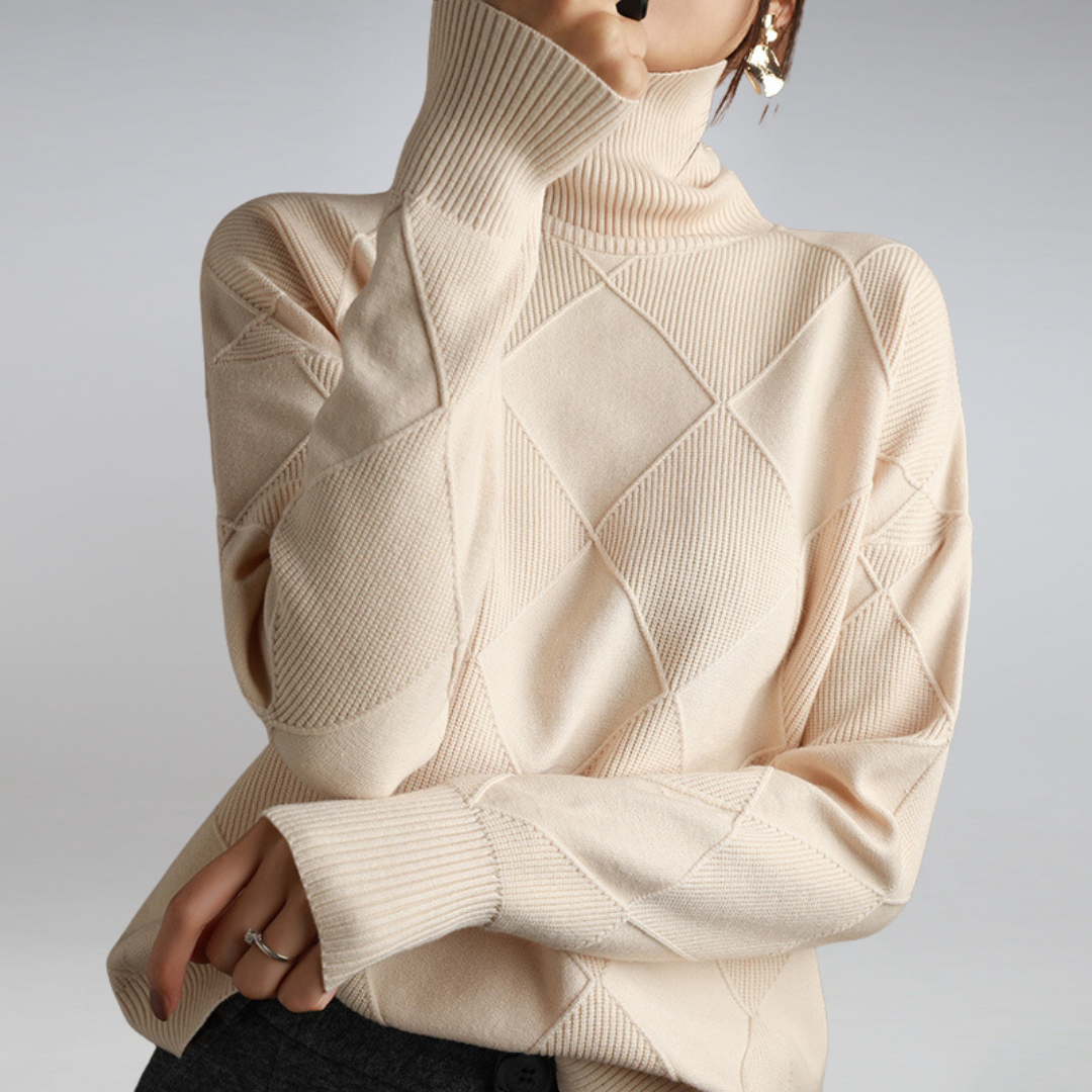 Adelle | Comfortable Turtleneck Knitwear