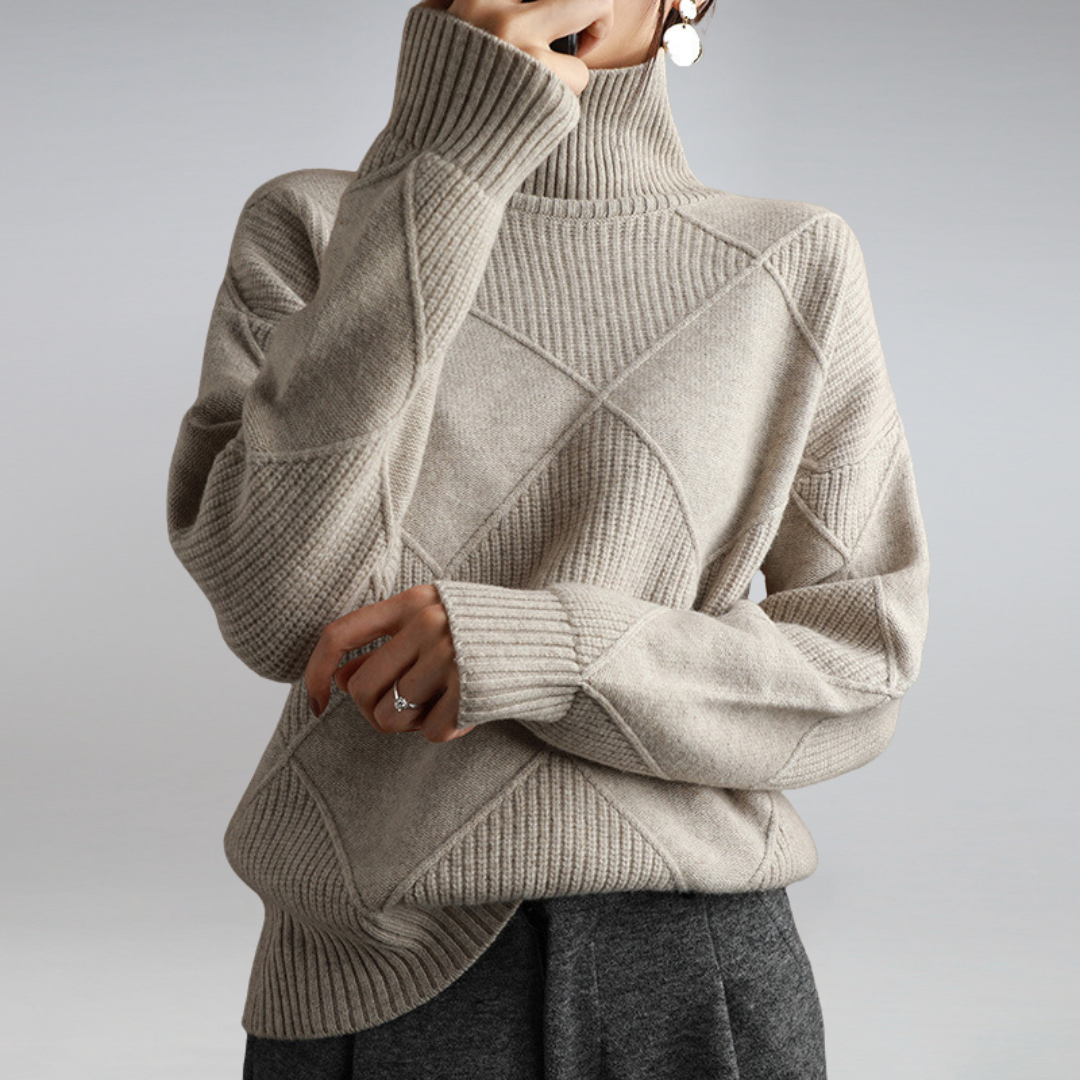 Adelle | Comfortable Turtleneck Knitwear