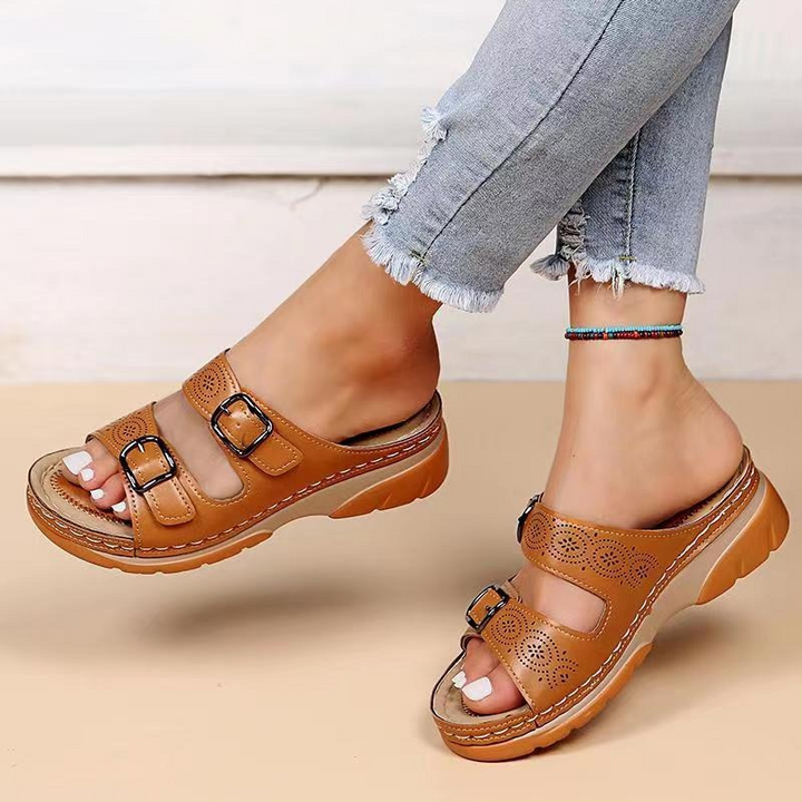 The Seashore Sandal™ — Cushioned Comfort Sandal