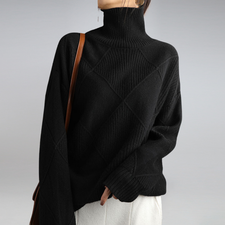 Adelle | Comfortable Turtleneck Knitwear