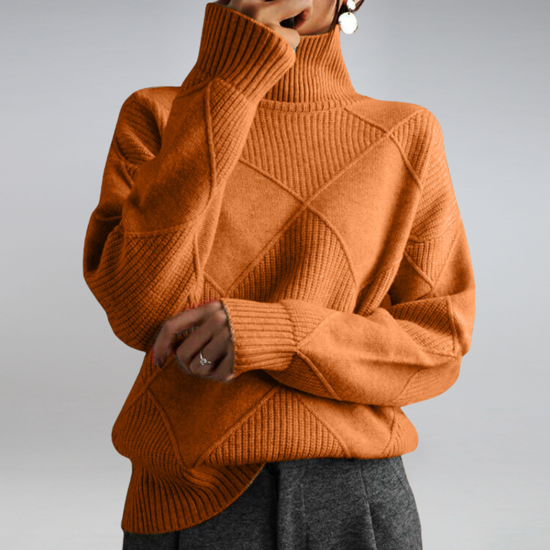 Adelle | Comfortable Turtleneck Knitwear