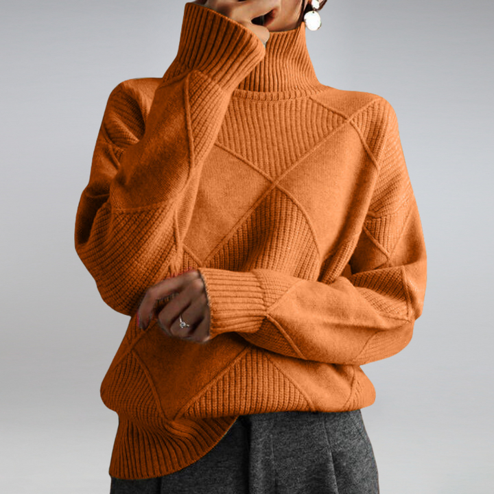 Adelle | Comfortable Turtleneck Knitwear