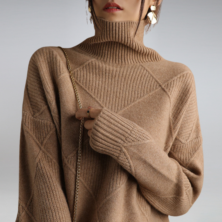 Adelle | Comfortable Turtleneck Knitwear