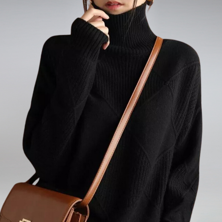 Adelle | Comfortable Turtleneck Knitwear