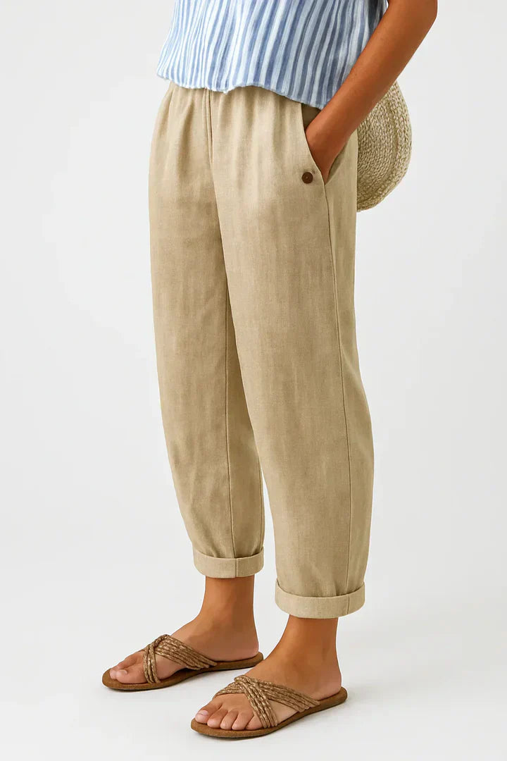 Sandstone - Linen Trousers