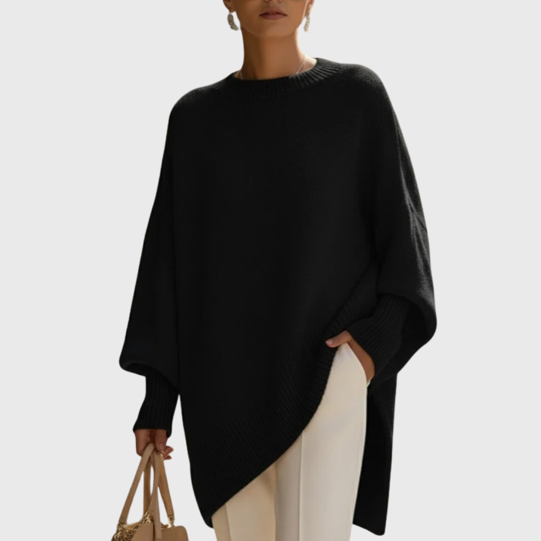 Livia | Cozy Oversized Poncho Sweater