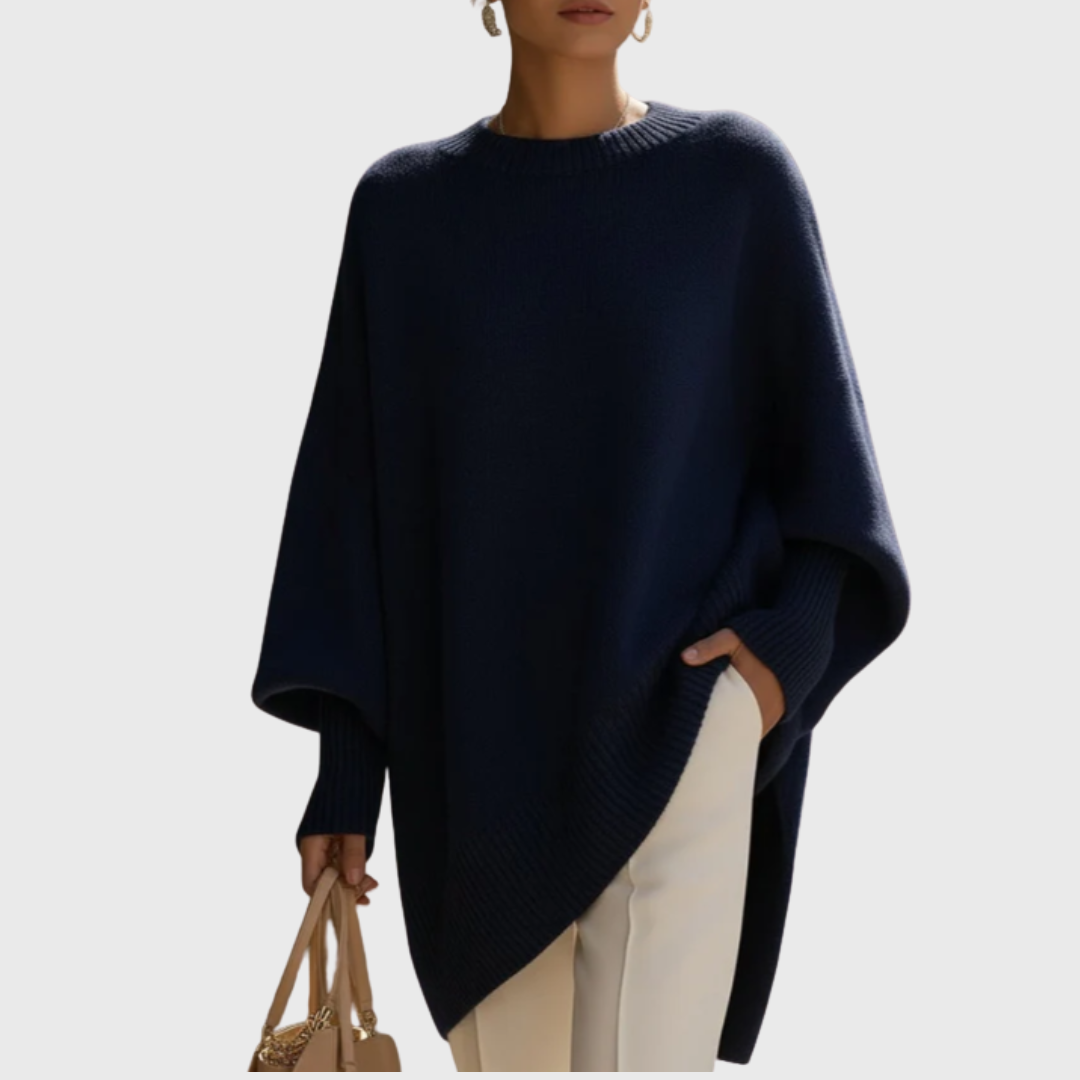 Livia | Cozy Oversized Poncho Sweater