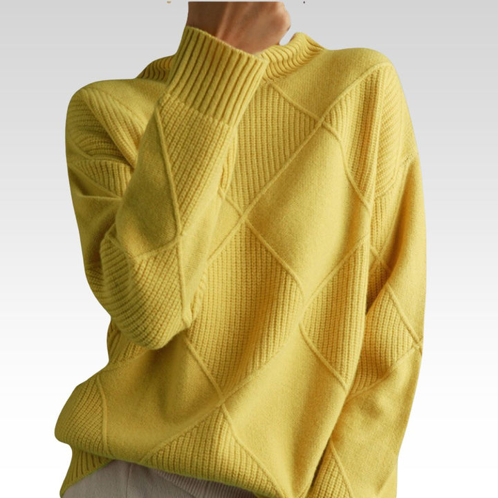 Adelle | Comfortable Turtleneck Knitwear