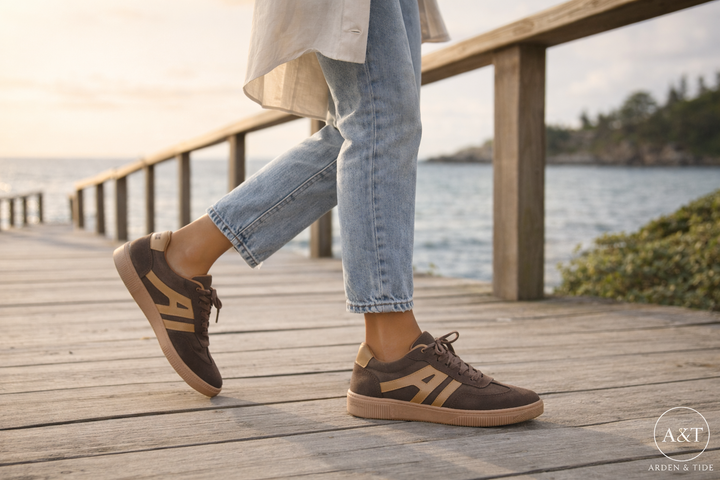 Harbour Line Suede Trainer